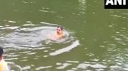 India News | Madhya Pradesh CM Mohan Yadav Takes Holy Dip in Shipra River