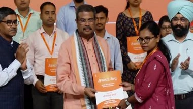 India News | Odisha: Dharmendra Pradhan Distributes 201 Appointment Letters at Rozgar Mela in Bhubaneswar