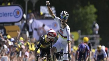 Sports News | Tour De France: Tadej Pogacar Takes Back Yellow Jersey with Stage 7 Trimuph