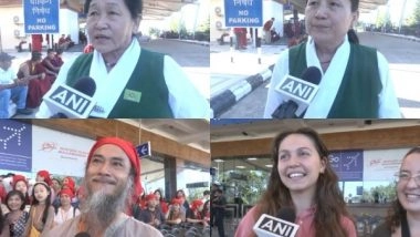 World News | Devotees Express Joy and Reverence as Dalai Lama Departs for Ladakh