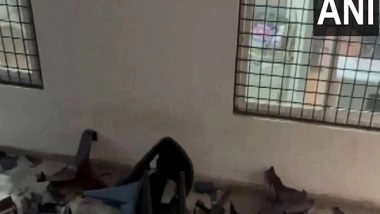 India News | Telangana: Congress MLC Teenmar Mallanna's Office Vandalised in Hyderabad