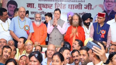 India News | CM Dhami Vows to Make Uttarakhand Corruption Free