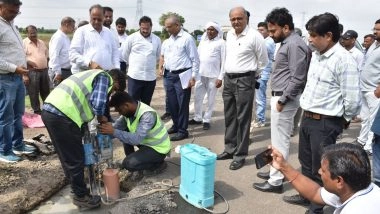 India News | Probe into Damage to Bharatmala Highway Started on Instructions of Gujarat CM