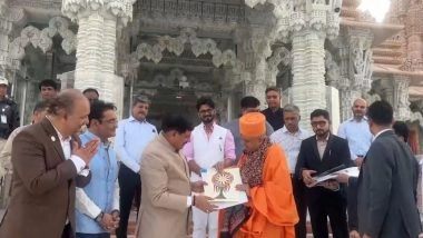 World News | UAE: MP CM Mohan Yadav Appreciates Grandeur of Swaminarayan Temple, Its Role in Spreading Indian Culture
