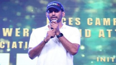 Entertainment News | Tamil Actor Vishal Condoles Loss of Stunt Artist Raju During Shoot of Pa Ranjith-Arya Film