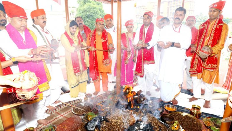 India News | J-K: Shri Mata Vaishno Devi Shrine Board Dedicates 5 Temples to Public in Reasi