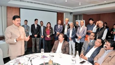 World News | MP CM Yadav Holds Talks with Indian Business Delegation in Dubai