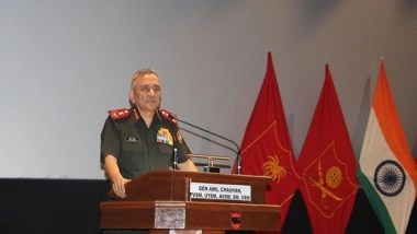 India News | CDS General Anil Chauhan Visits Southern Command, Reviews Security and Preparedness