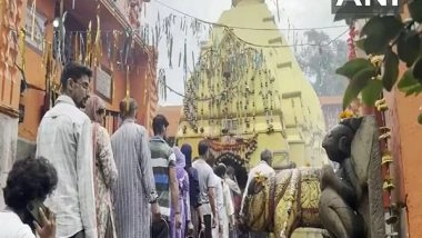 India News | J-K: Devotees Offer Prayers at Temple in Udhampur on First Monday of Shravan
