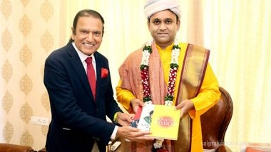 Business News | Dr. Dinesh Shahra and Sadguru Shri Madhusudan Sai Engage in Dialogue on Nutrition and Societal Welfare