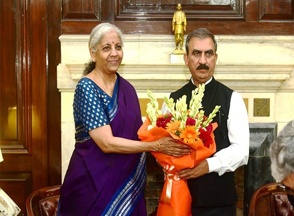 India News | Himachal CM Meets Union Finance Minister, Calls for Increasing Borrowing Limit of State
