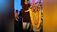India News | Union Minister Nitin Gadkari Inaugurates India's Second-longest Cable Stayed Bridge in Karnataka; Congress Boycotts Event