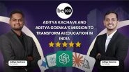 Business News | Be10x Review: Aditya Kachave and Aditya Goenka's Mission to Transform AI Education in India