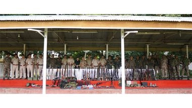 India News | Security Forces Recover Large Cache of Weapons in Manipur During Raids