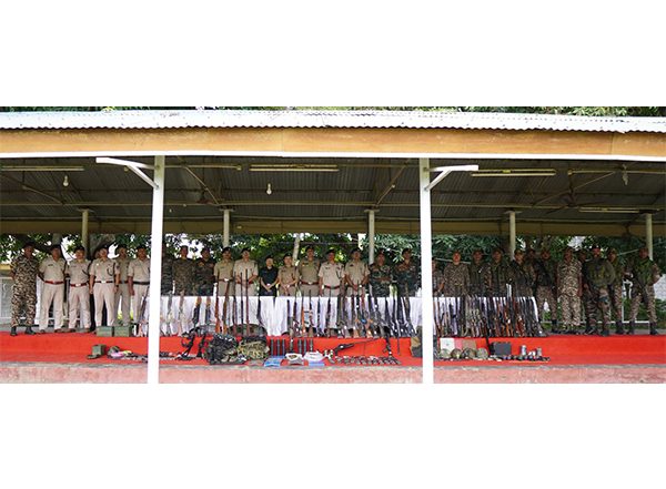 India News | Security Forces Recover Large Cache of Weapons in Manipur During Raids