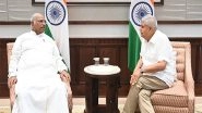 India News | Mallikarjun Kharge Calls on VP Dhankhar, Discusses About Upcoming Monsoon Rajya Sabha Session