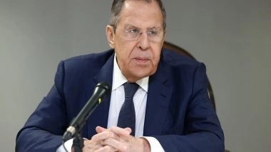 World News | Russian FM Lavrov Slams Western 'ultimatums', Says Trump Under EU, NATO Pressure on Ukraine