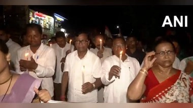 India News | Balasore Self-immolation Case: Congress Holds Candlelight Protest, Demands Justice for Victim