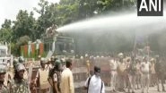 India News | Balasore Self-immolation Case: Police Detain BJD Workers, Use Water Cannons to Disperse Protestors