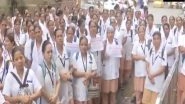India News | Maharashtra State Nurses Association Stages State-wide Agitation Against Pay Disparities Under 7th Pay Commission