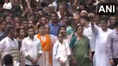 India News | Mamata Banerjee Leads Protest March Alleging Harassment of Bengali-speaking People in BJP-ruled States