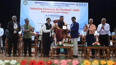 Business News | SRMIST Ushers in 1,500+ Medical and Health Sciences Freshers, Stresses Interdisciplinary Learning