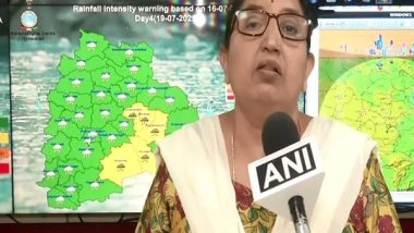 India News | IMD Issues Yellow Alert for Telangana; Rainfall Likely to Intensify over Next Few Days