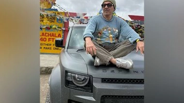 Entertainment News | Sunny Deol Flaunts Clean-shaven Look as He Poses at Baralacha La Pass