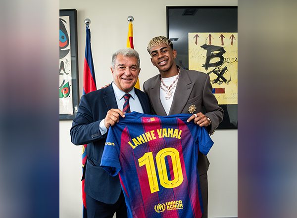 Sports News | Lamine Yamal to Inherit Messi's Iconic Number 10 Jersey for Barcelona