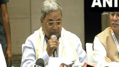 India News | Peace, Order and Development Are Directly Related; if Violence and Incitement Are Stopped, Good of Society Can Be Achieved: CM Siddaramaiah