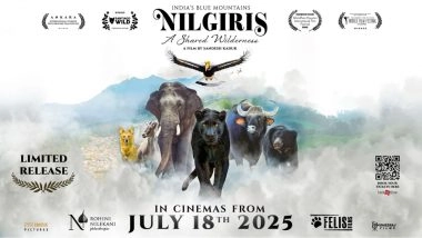 Business News | 'Nilgiris: A Shared Wilderness' Wildlife Documentary Film to Release in Theatres Nationwide