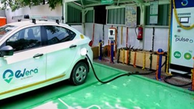 Business News | India's EV Charging Infra Grew 5 Times in Last 3 Years, but Still Only 1 Public Charging Station for Every 235 EVs