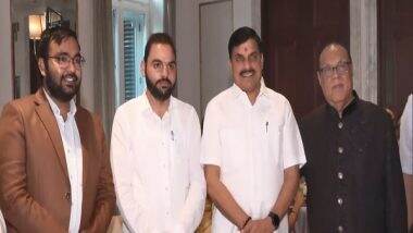 World News | Madhya Pradesh CM Mohan Yadav Meets Indian Diaspora in Madrid