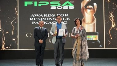 Business News | Holoflex Ltd. Honoured with FIPSA 2025 Award for Innovation in Smart & Secure Packaging