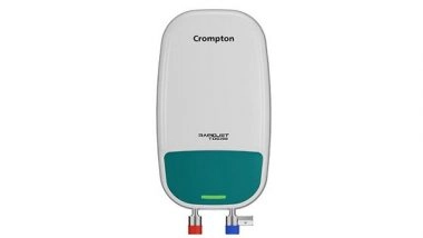 Business News | Crompton Launches RapidJet TDS 2000 as a Breakthrough in Water Heater Technology to Tackle Hard Water Concerns This Monsoon