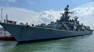 World News | Indian Navy's Eastern Fleet Ships Arrive in Singapore as Part of Deployment to South East Asia