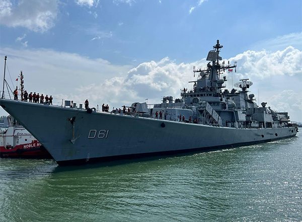 World News | Indian Navy's Eastern Fleet Ships Arrive in Singapore as Part of Deployment to South East Asia