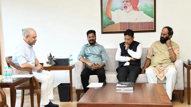 India News | CM Revanth Reddy Urges Centre to Approve Semiconductor Projects, Grant New Rail Lines for Telangana