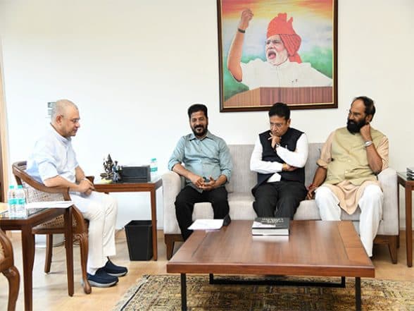 India News | CM Revanth Reddy Urges Centre to Approve Semiconductor Projects, Grant New Rail Lines for Telangana