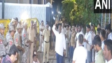 India News | Mumbai: NCP-SCP Supporters Hold Protest over Maharashtra Assembly Ruckus, Demands Release of Their Worker