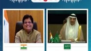 Business News | Piyush Goyal Holds Talks with Investment Minister of Saudi Arabia to Boost India-Saudi Trade