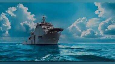 India News | First Indigenous Diving Support Vessel 'Nistar' to Be Commissioned into Indian Navy Today