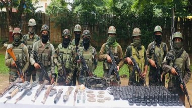 India News | Arunachal Pradesh: Security Forces Recover Huge Cache of Arms, Ammunition