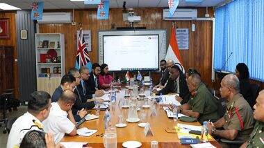 World News | India, Fiji Hold First Joint Working Group Meeting on Defence Cooperation in Suva