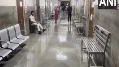 India News | Rain Water Enters in Ajmer's Jawaharlal Nehru Hospital
