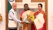 India News | Arunachal Pradesh Governor Calls on President Murmu