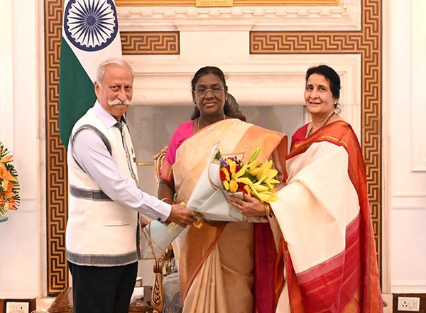 India News | Arunachal Pradesh Governor Calls on President Murmu
