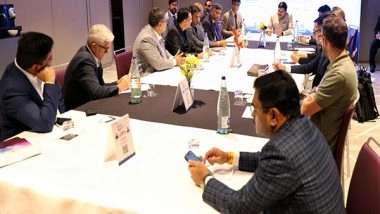 World News | CM Mohan Yadav Holds Talks Under 'Madhya Pradesh Global Dialogue-2025' with Textile Machinery Bigwigs