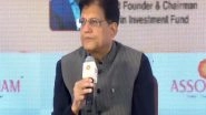 Business News | India-EFTA TEPA to Come into Effect from October 1: Piyush Goyal
