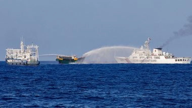 World News | China Exploits US Submarine Mishap to Push Propaganda, Masking Its Aggressive Moves in South China Sea